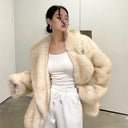 Winter Warmth Faux Fur Coat For Women