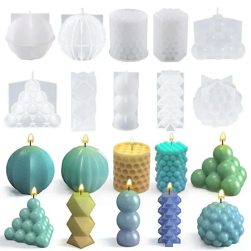 Rainbow Arch Silicone Candle Mold For Geometric Designs