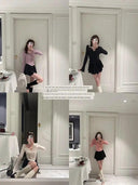 Flattering Slim Fit Top for Office Wear