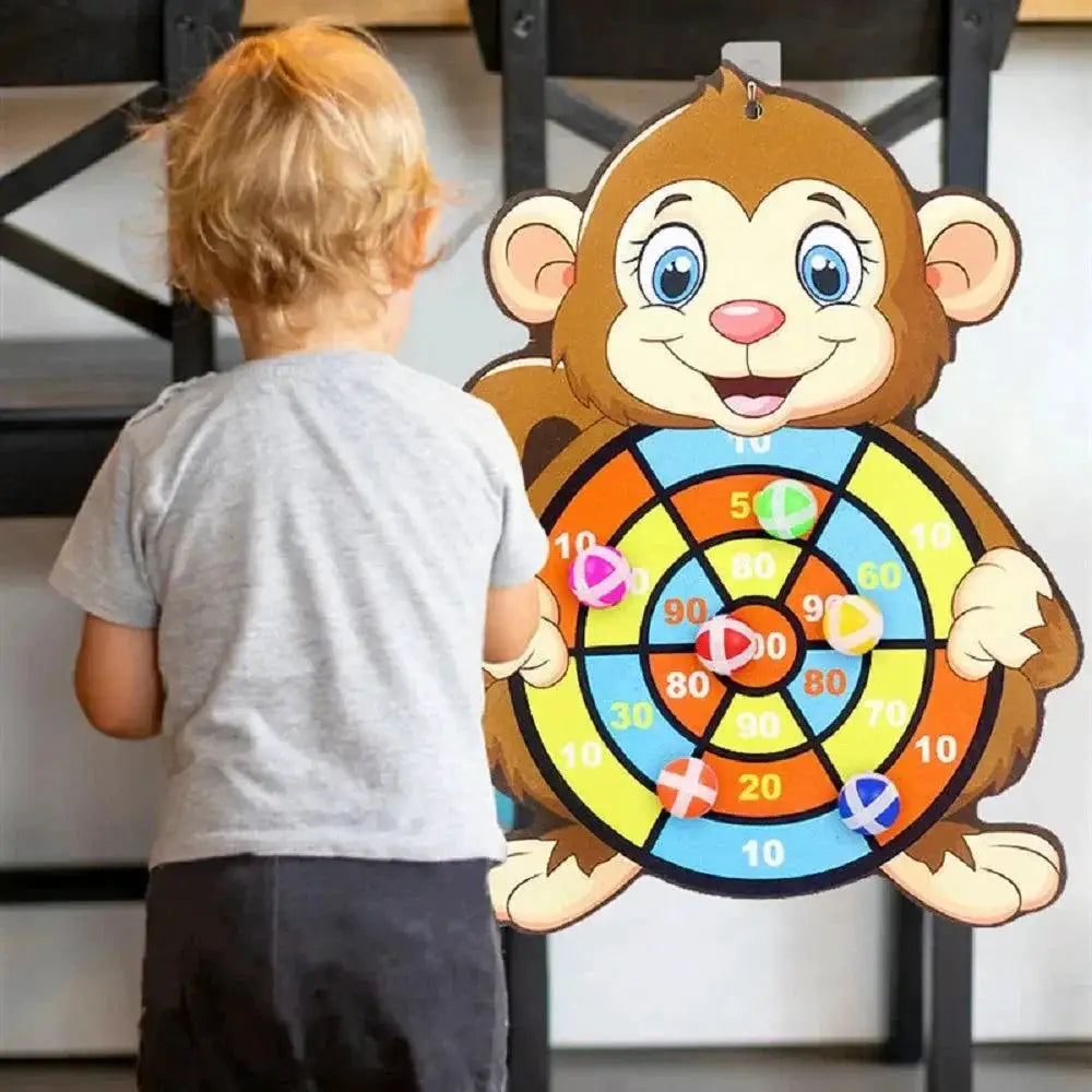 Montessori Dart Board Game For Kids Interactive Learning Fun