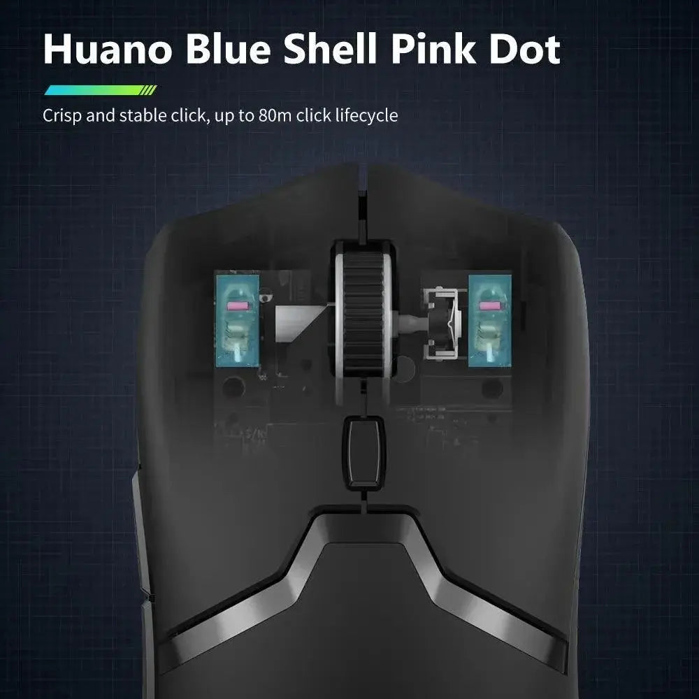 Delux M800 Pro Wireless Gaming Mouse Elite Precision Pink