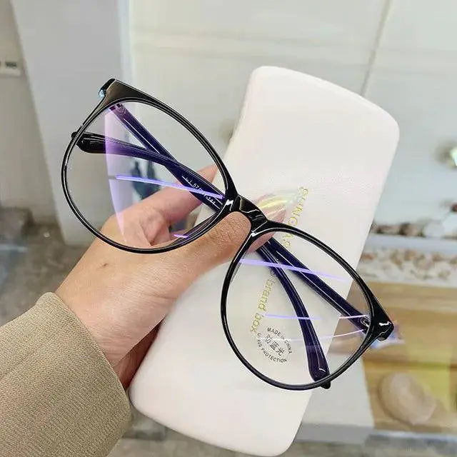 Blue Light Blocking Round Glasses Unisex Eyewear Protection