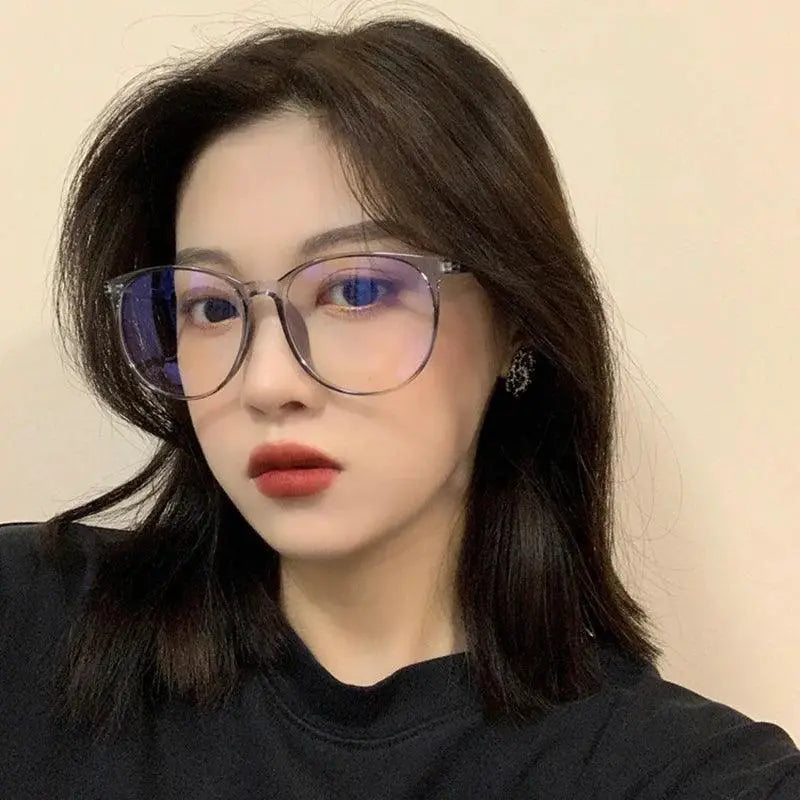 Blue Light Blocking Round Glasses Unisex Eyewear Protection