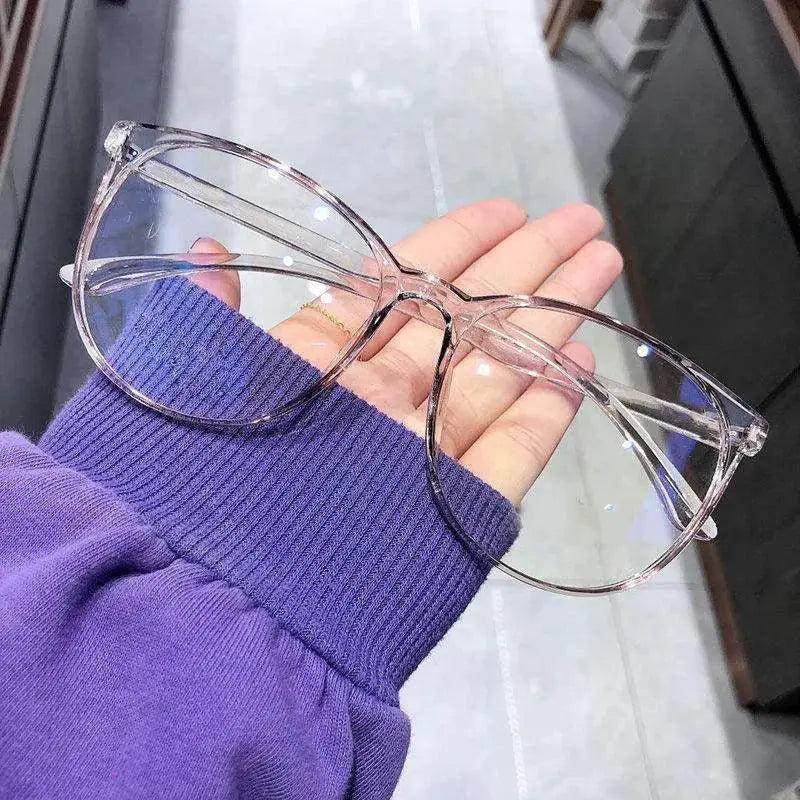 Blue Light Blocking Round Glasses Unisex Eyewear Protection