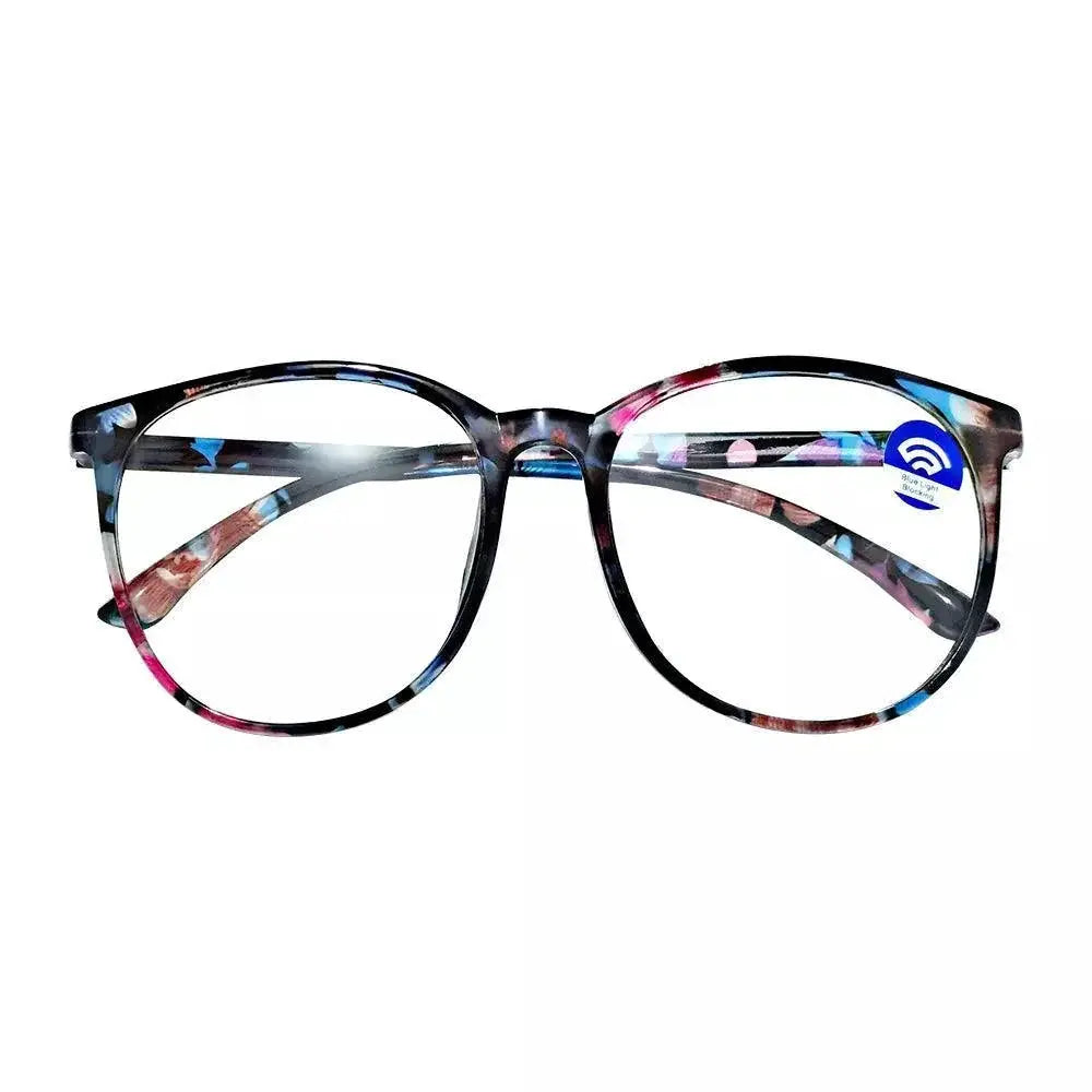 Blue Light Blocking Round Glasses Unisex Eyewear Protection