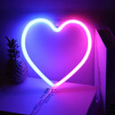 Enchanting Neon Butterfly Heart LED Wall Light Kids Decor