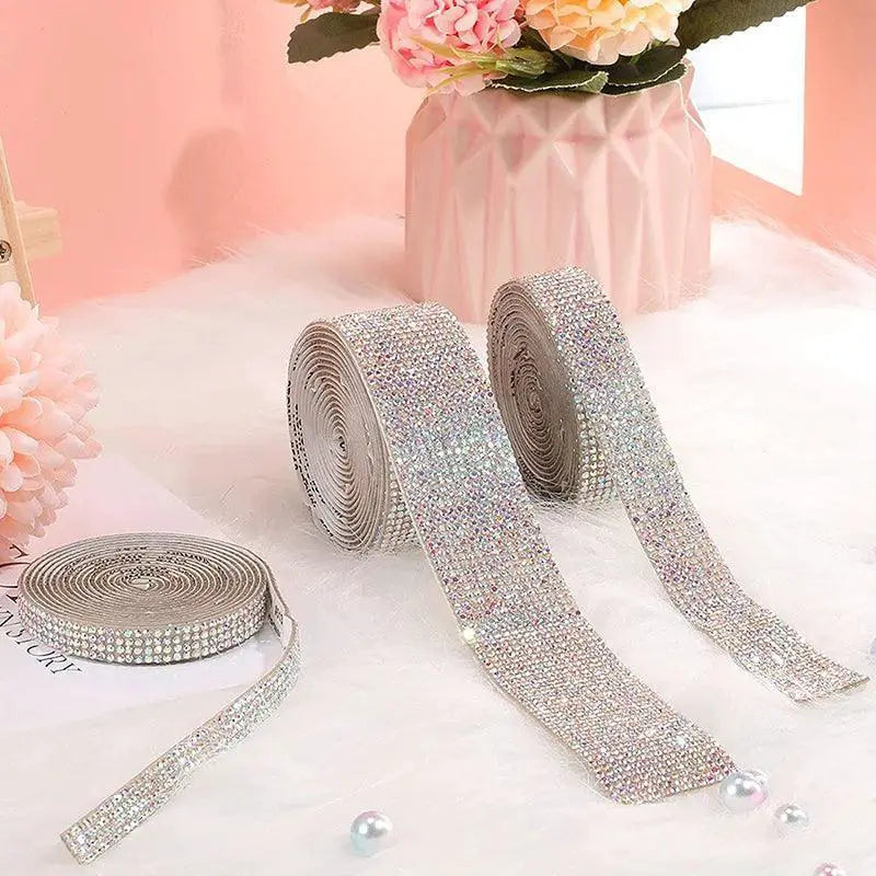 Shimmering Rhinestone Sticker Set For Craft And Decor