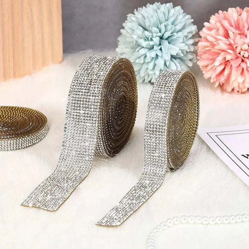 Shimmering Rhinestone Sticker Set For Craft And Decor