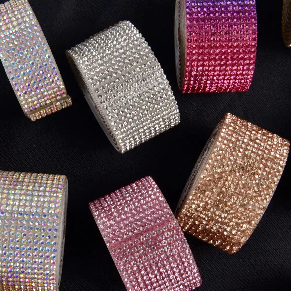 Shimmering Rhinestone Sticker Set For Craft And Decor