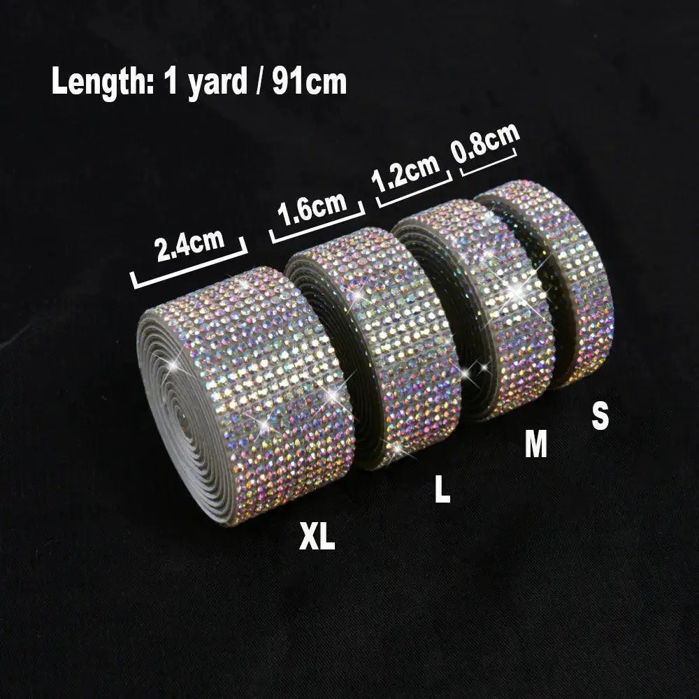 Shimmering Rhinestone Sticker Set For Craft And Decor