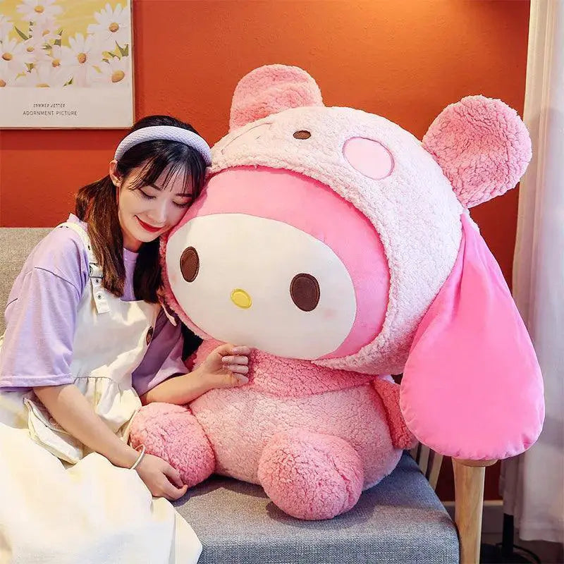 Oversized Transformative Sanrio My Melody Panda Plush Gift