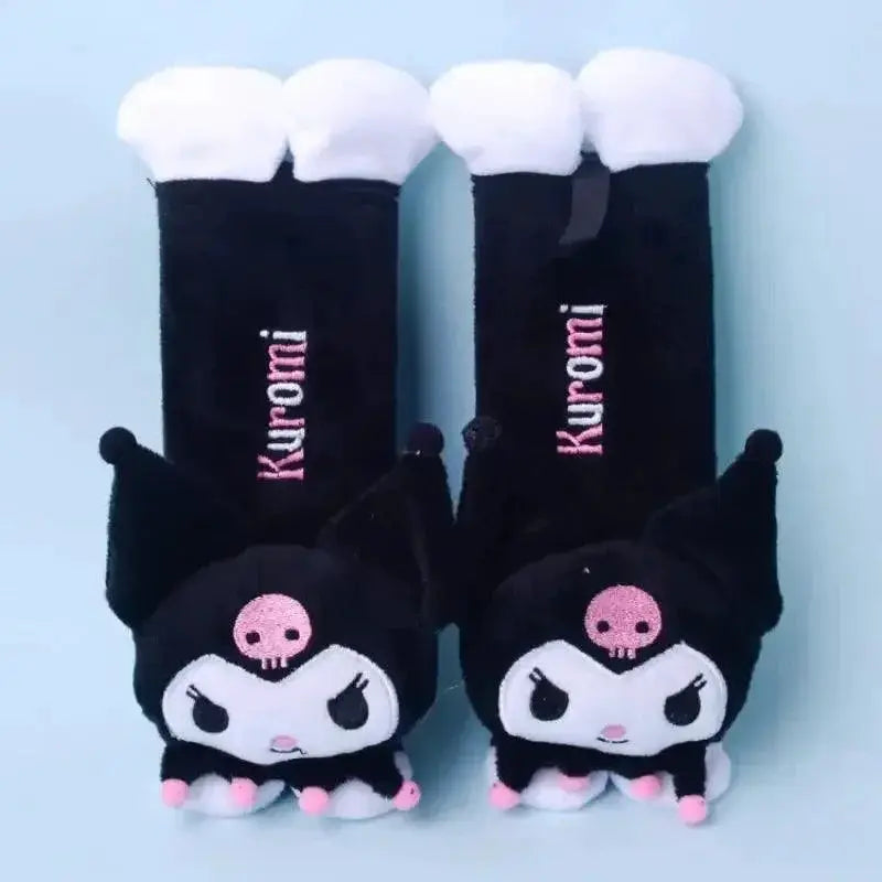 Anime Characters Plush Seat Belt Cover Cute Cartoon Style