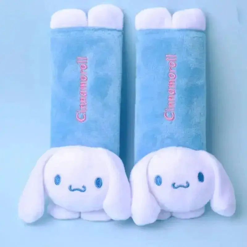 Anime Characters Plush Seat Belt Cover Cute Cartoon Style