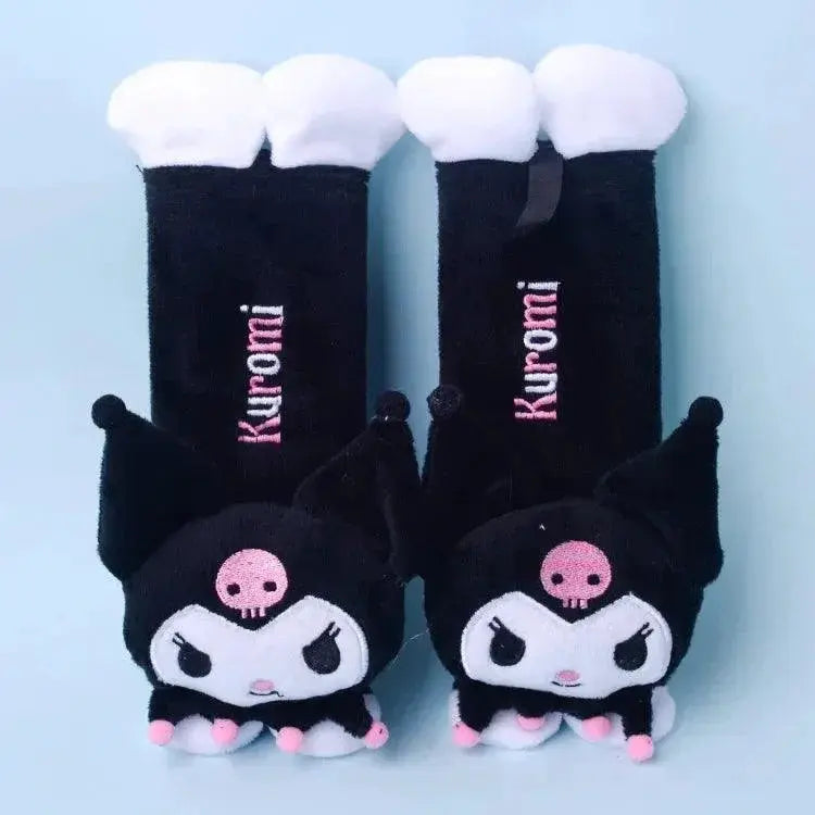 Anime Characters Plush Seat Belt Cover Cute Cartoon Style
