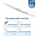 Stainless Steel Precision Eyelash Tweezers for Extensions