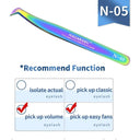 Stainless Steel Precision Eyelash Tweezers for Extensions