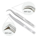 Stainless Steel Precision Eyelash Tweezers for Extensions