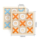 Montessori Wooden Chess Puzzle For Kids Interactive Game