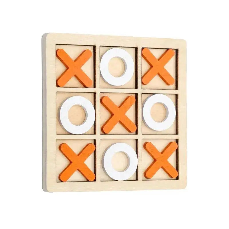 Montessori Wooden Chess Puzzle For Kids Interactive Game