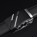Luxury Automatic Buckle Leather Belt For Stylish Looks