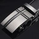 Luxury Automatic Buckle Leather Belt For Stylish Looks