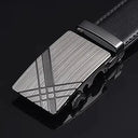Luxury Automatic Buckle Leather Belt For Stylish Looks