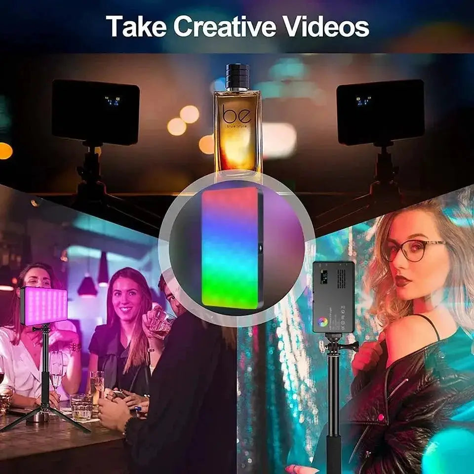 Led Video Light Panel For Vlog And Streaming Setup