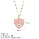 Mystical Gold Evil Eye Necklace Fashionistas Trendy Jewelry