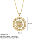Mystical Gold Evil Eye Necklace Fashionistas Trendy Jewelry
