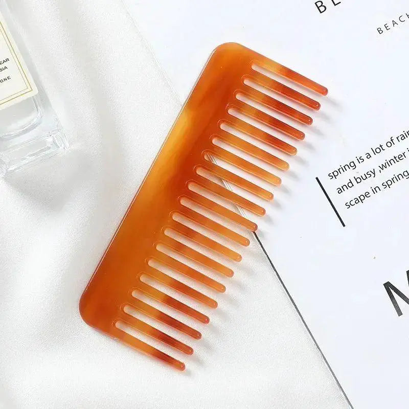 Vibrant Acrylic Hair Comb for Frizz Free Styling Massage