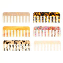 Vibrant Acrylic Hair Comb for Frizz Free Styling Massage