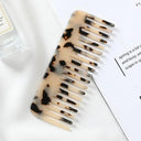 Vibrant Acrylic Hair Comb for Frizz Free Styling Massage