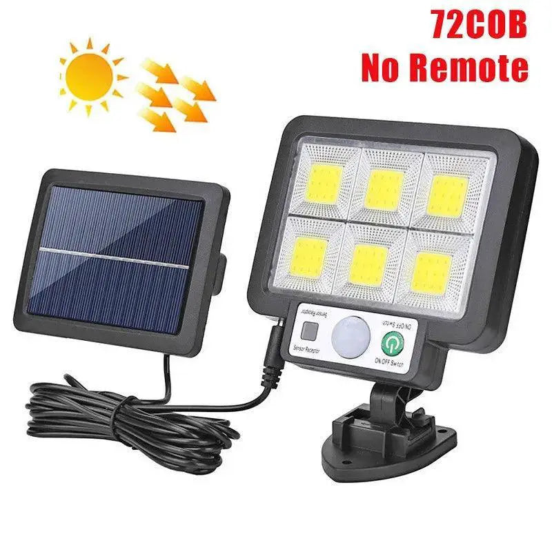 Solar Motion Sensor Garden Wall Light Outdoor Led Lighting