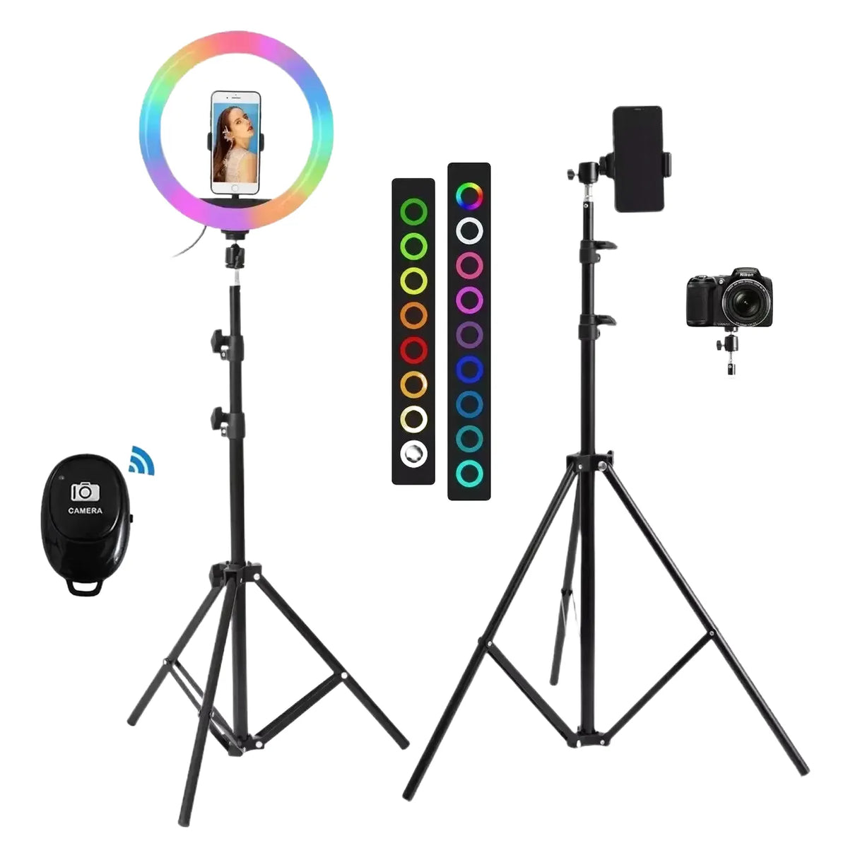 Dimmable RGB Ring Light for Creators — product view 1