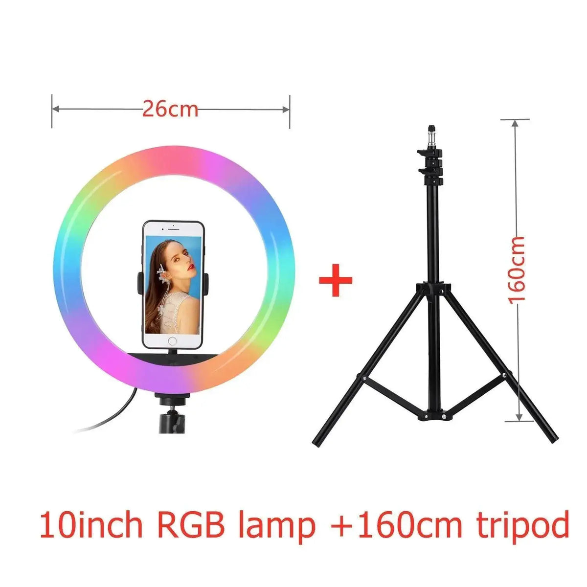 Dimmable RGB Ring Light for Creators — product view 8