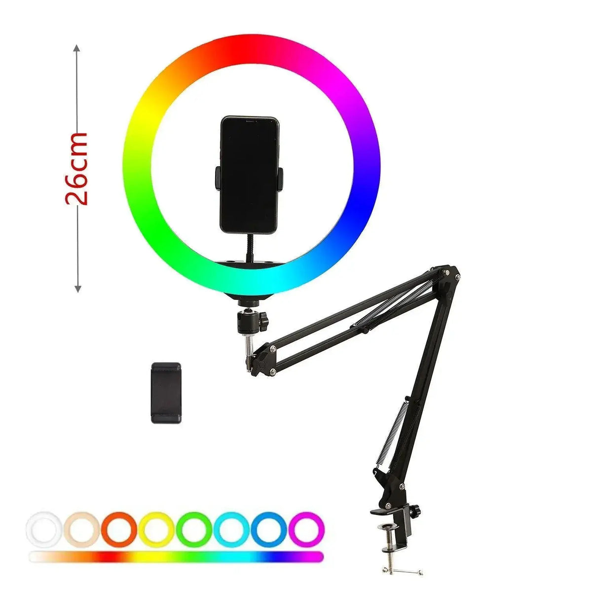 Dimmable RGB Ring Light for Creators — product view 9