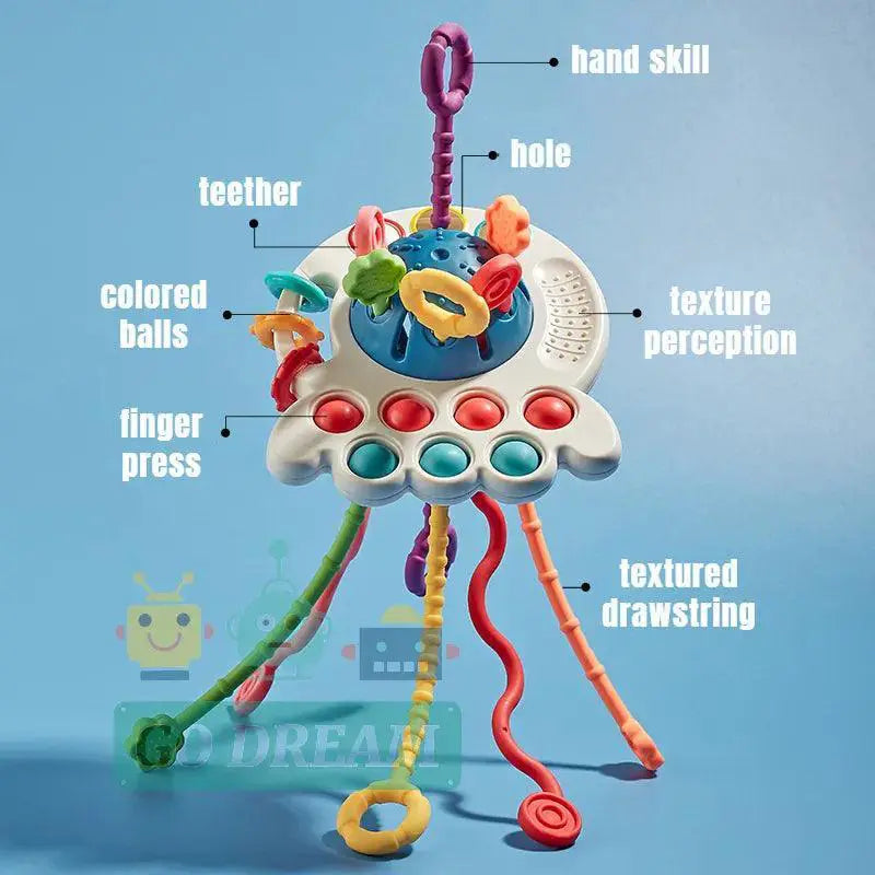Montessori Sensory Development Toy Set For Kids Ages 1 To 3