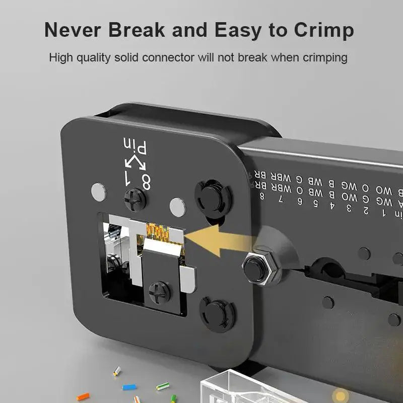 ZoeRax RJ45 Pass Through Connectors for Ethernet Cables