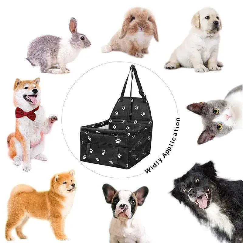 Pet Mesh Car Seat Booster For Small Dogs Travel Comfort
