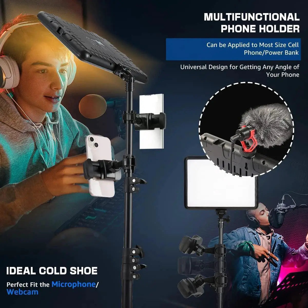 Adjustable LED Video Light for Studio and Filmmaking