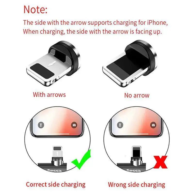 Essager Magnetic Charging Cable 540 Rotation Fast Charge