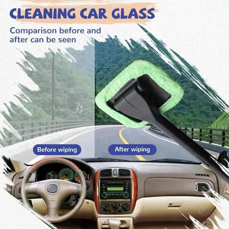 Car Window Cleaner Kit Efficient Auto Glass Cleaning Tool