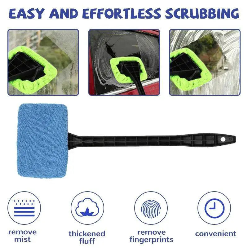 Car Window Cleaner Kit Efficient Auto Glass Cleaning Tool