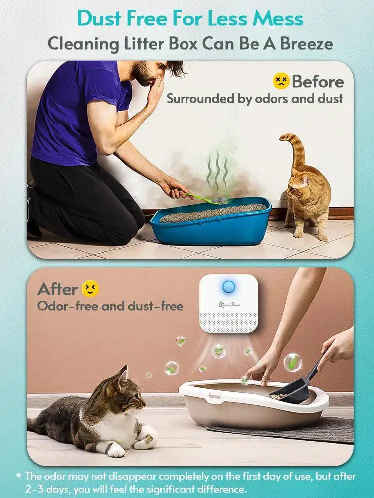 DownyPaws Smart Pet Odor Purifier Advanced Ion Technology