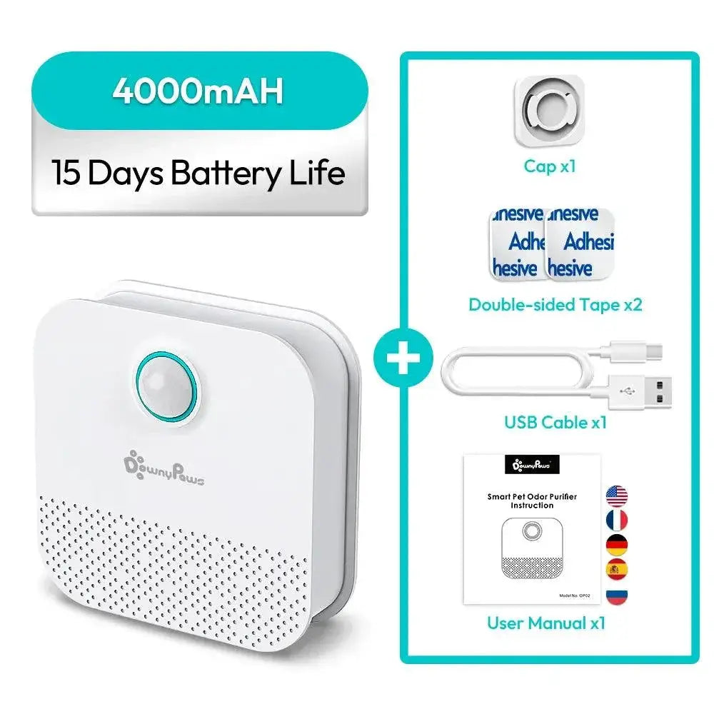 DownyPaws Smart Pet Odor Purifier Advanced Ion Technology