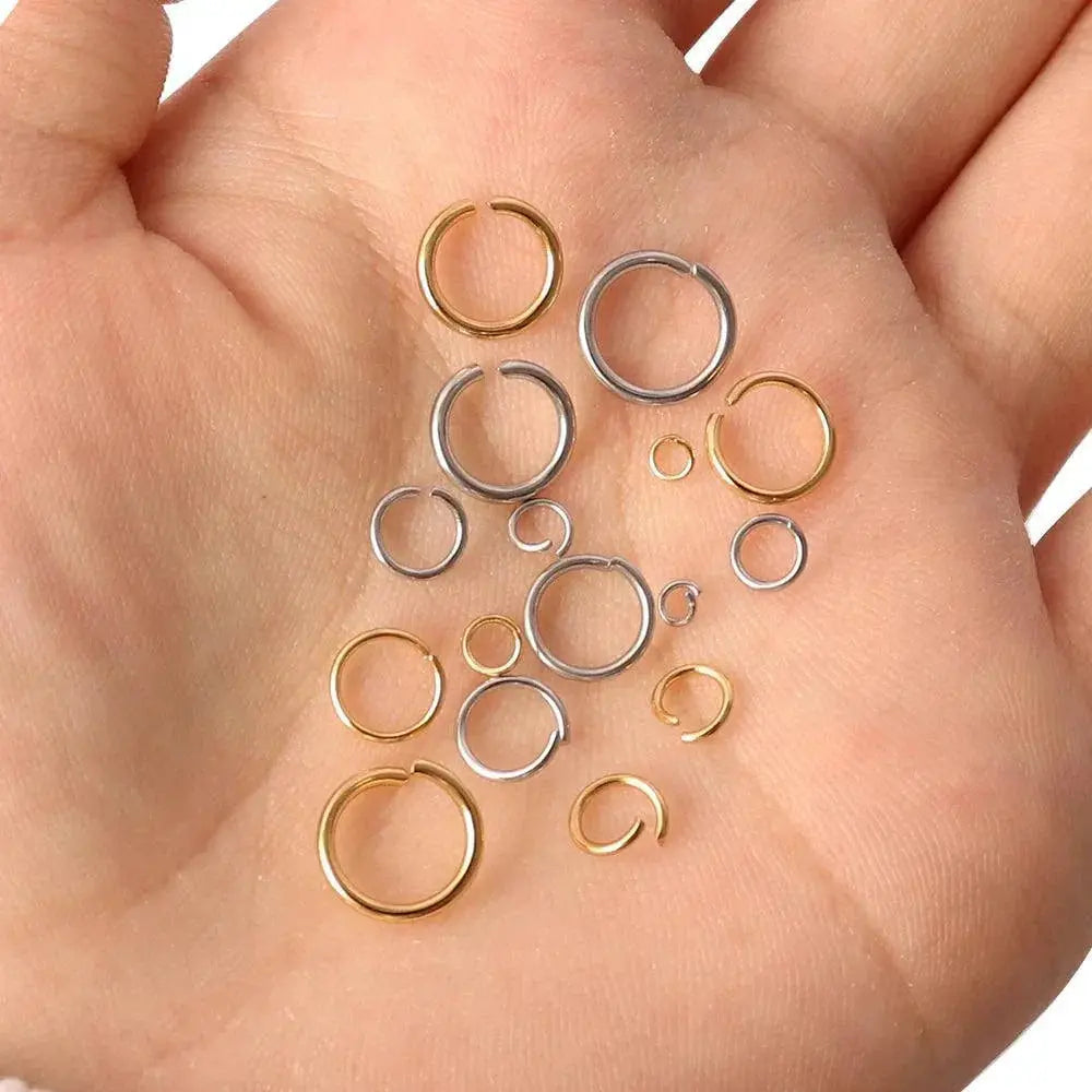 Stainless Steel Split Rings Connectors Bulk Jewelry Supplies