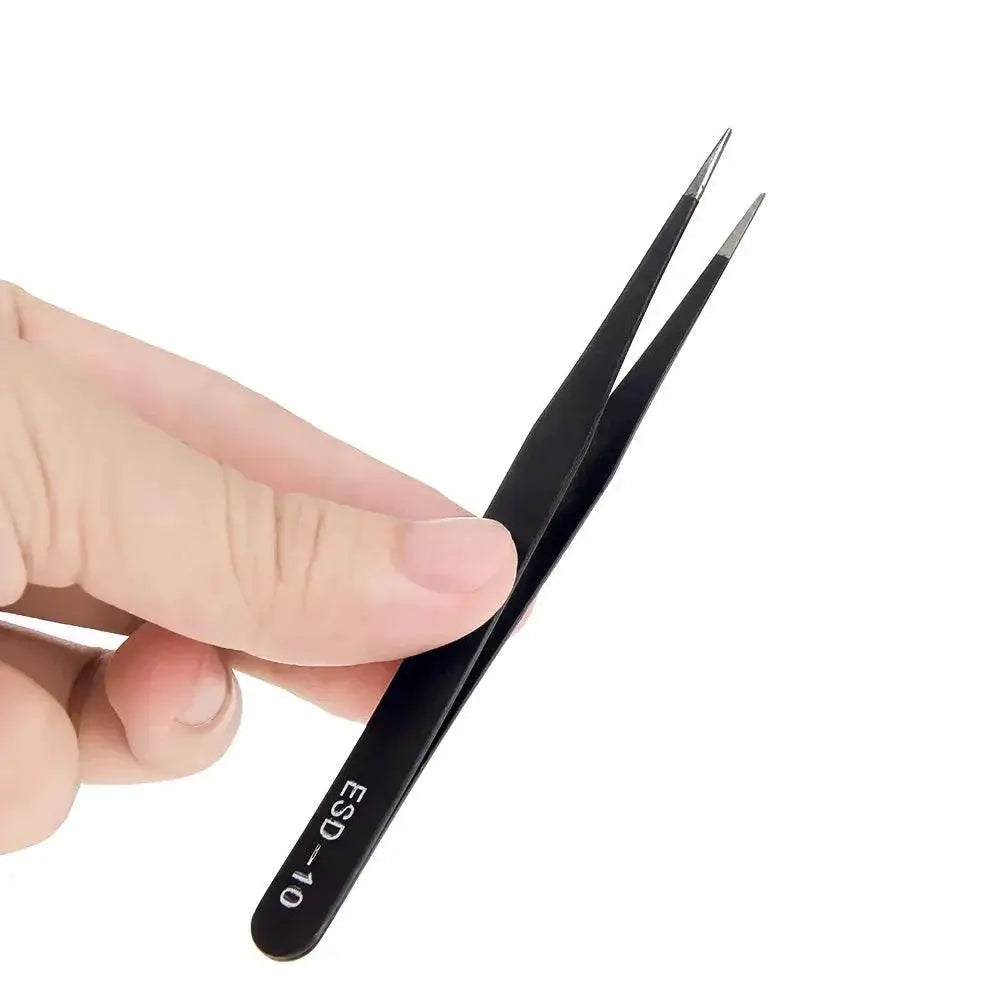 Stainless Steel Precision Tweezers For Nail Art Electronics