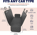 Waterproof Dog Car Seat Cover for Safety