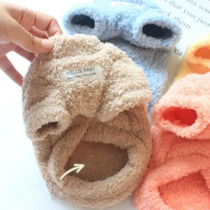 Cozy Plush Dog Sweater For Small Dogs Warm Winter Coat