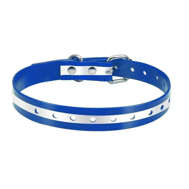 Adjustable Waterproof Reflective Dog Collar Outdoor Safety